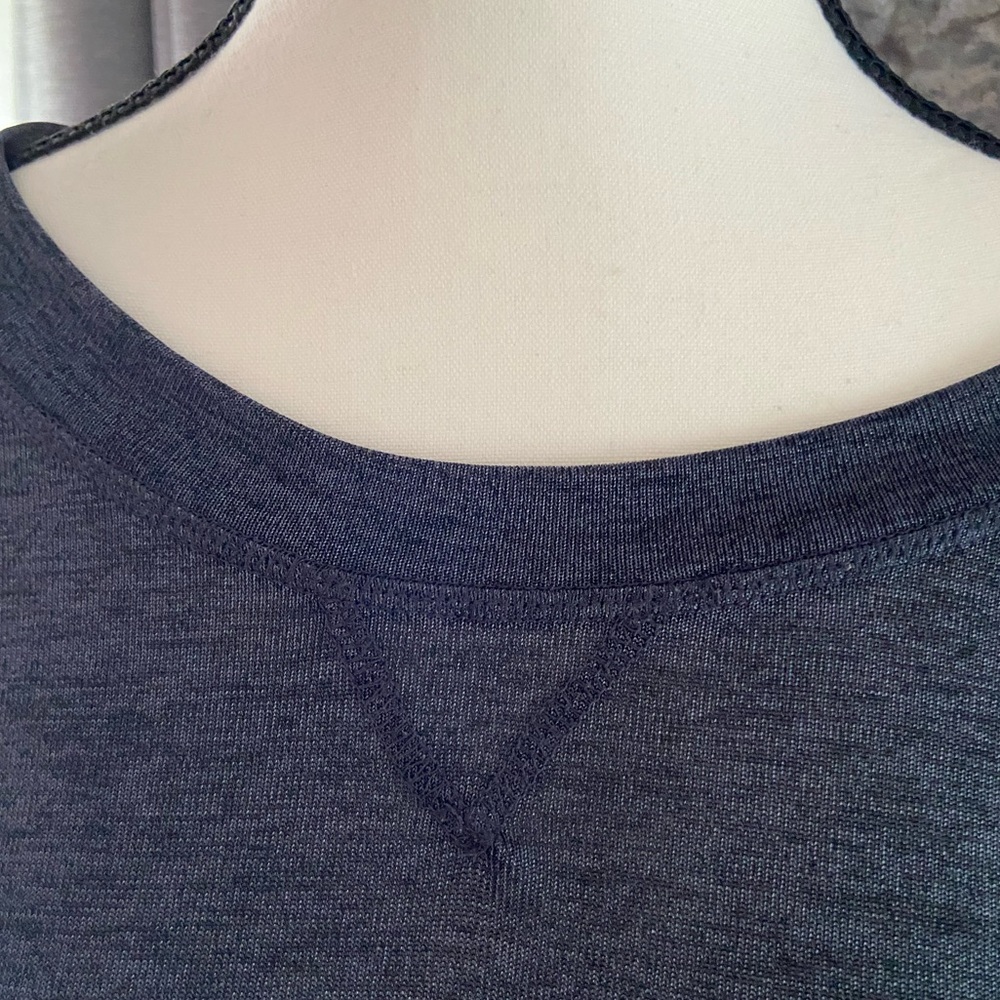 Icone grey/gray loose fitting sweater with sheen - Picture 2 of 4